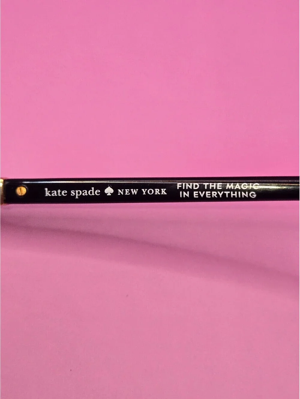 Kate Spade New York Kaileigh WR7 140 Black Rectangular Eyeglasses for frame